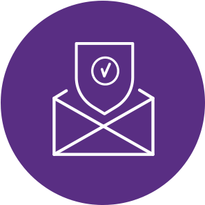 Email security shield Icon